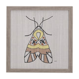 Moth II by Mercana Studio a Hand Embellished Textured Framed Art Print from Mercana - Luna Furniture