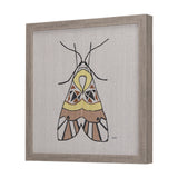 Moth II by Mercana Studio a Hand Embellished Textured Framed Art Print from Mercana - Luna Furniture