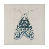 Moth Blue I by Mercana Studio a Hand Embellished Textured Canvas from Mercana - Luna Furniture