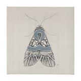 Moth Blue II by Mercana Studio a Hand Embellished Textured Canvas from Mercana - Luna Furniture