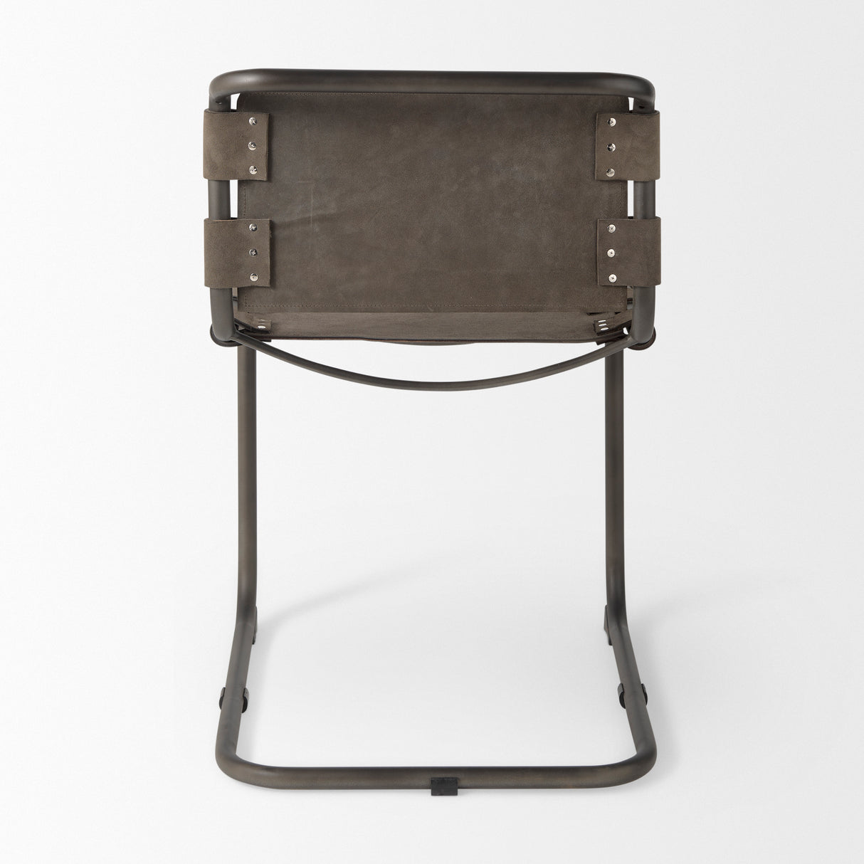 Berbick 33" Total Height Brown/Gray Suede w/ Iron Frame Dining Chair from Mercana - Luna Furniture