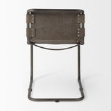 Berbick 33" Total Height Brown/Gray Suede w/ Iron Frame Dining Chair from Mercana - Luna Furniture