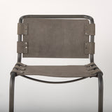 Berbick 33" Total Height Brown/Gray Suede w/ Iron Frame Dining Chair from Mercana - Luna Furniture