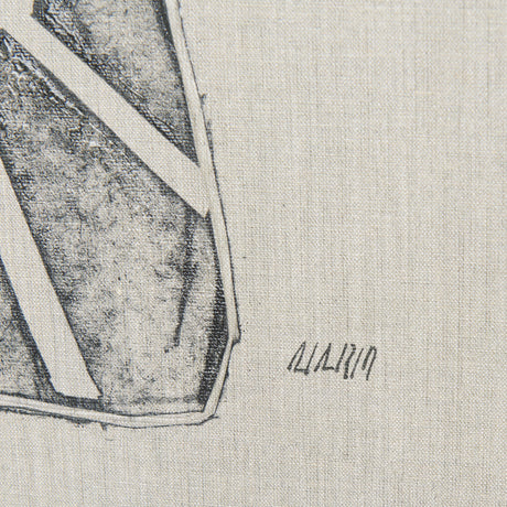 Moth Blue II by Mercana Studio a Hand Embellished Textured Canvas from Mercana - Luna Furniture