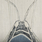 Moth Blue II by Mercana Studio a Hand Embellished Textured Canvas from Mercana - Luna Furniture