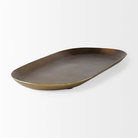 Payson 18.0L x 8.5W x 0.8H Aluminum Candle Tray from Mercana - Luna Furniture