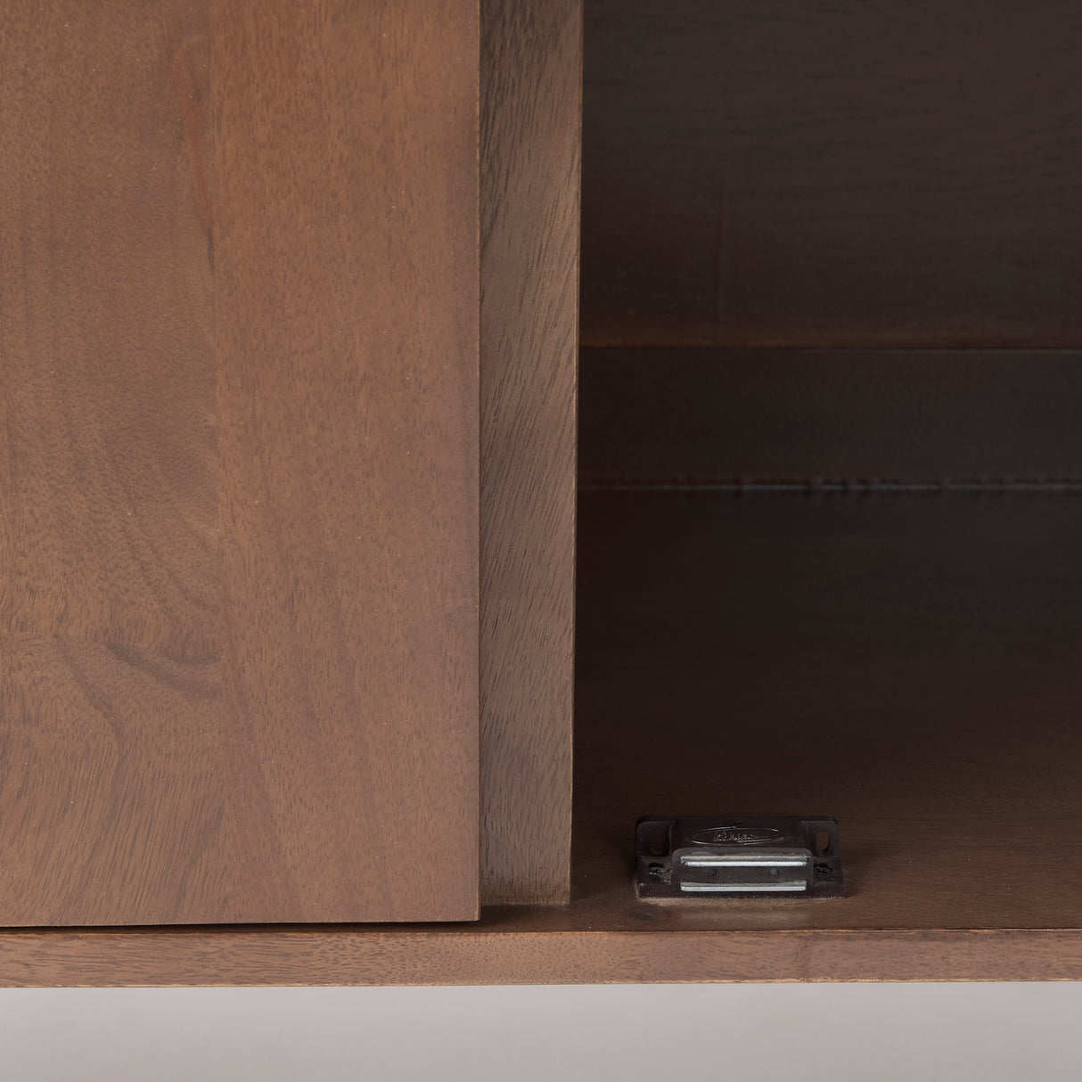 Lillie 36.0L x 16.0W x 32.0H Medium Brown Wood 2 Door Tray Top Accent Cabinet from Mercana - Luna Furniture