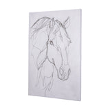 Thoroughbred III by Mercana Studio a Hand Embellished Textured Canvas from Mercana - Luna Furniture