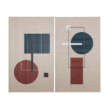 Variants I by Mercana Studio a Hand Embellished Textured Canvas from Mercana - Luna Furniture