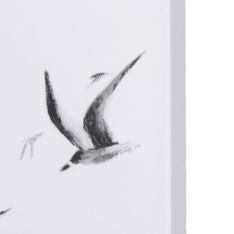 Fly Away I by Mercana Studio a Hand Embellished Textured Canvas from Mercana - Luna Furniture
