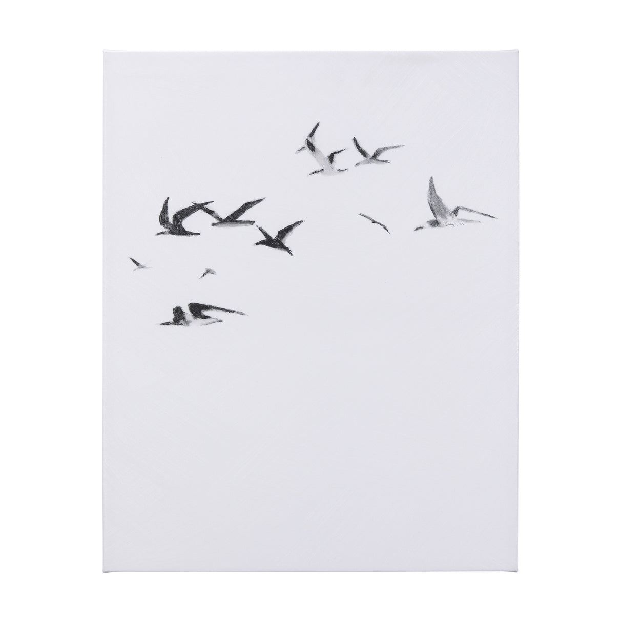Fly Away II by Mercana Studio a Hand Embellished Textured Canvas from Mercana - Luna Furniture
