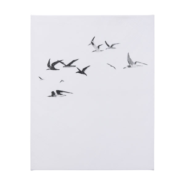 Fly Away II by Mercana Studio a Hand Embellished Textured Canvas