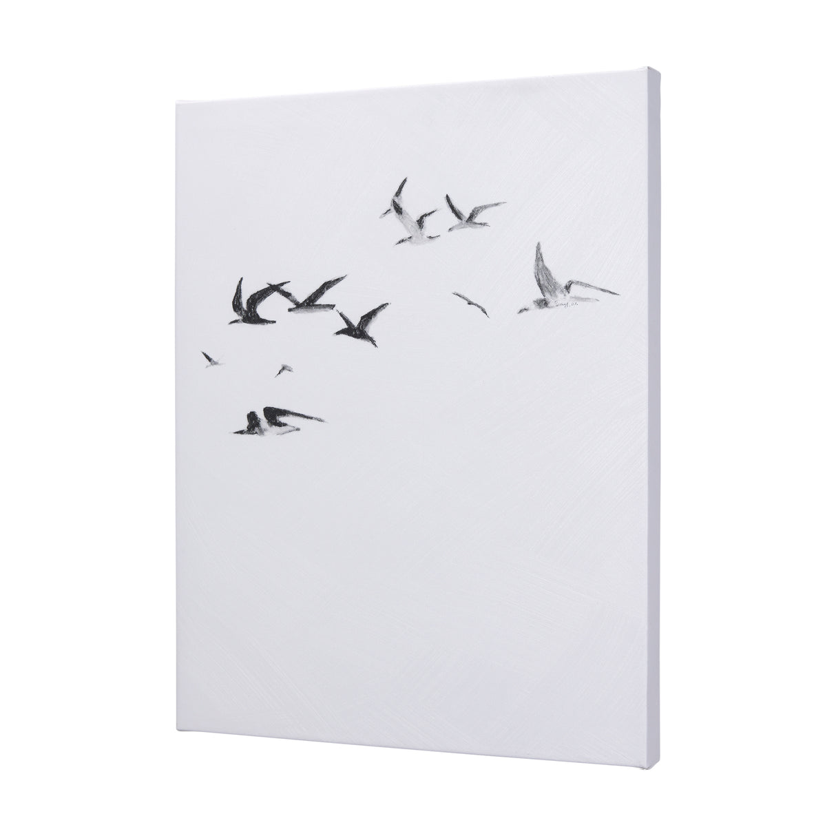 Fly Away II by Mercana Studio a Hand Embellished Textured Canvas from Mercana - Luna Furniture