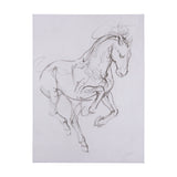 Horse I by Mercana Studio a Hand Embellished Textured Canvas from Mercana - Luna Furniture