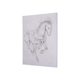 Horse I by Mercana Studio a Hand Embellished Textured Canvas from Mercana - Luna Furniture