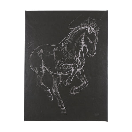 Horse III by Mercana Studio a Hand Embellished Textured Canvas from Mercana - Luna Furniture