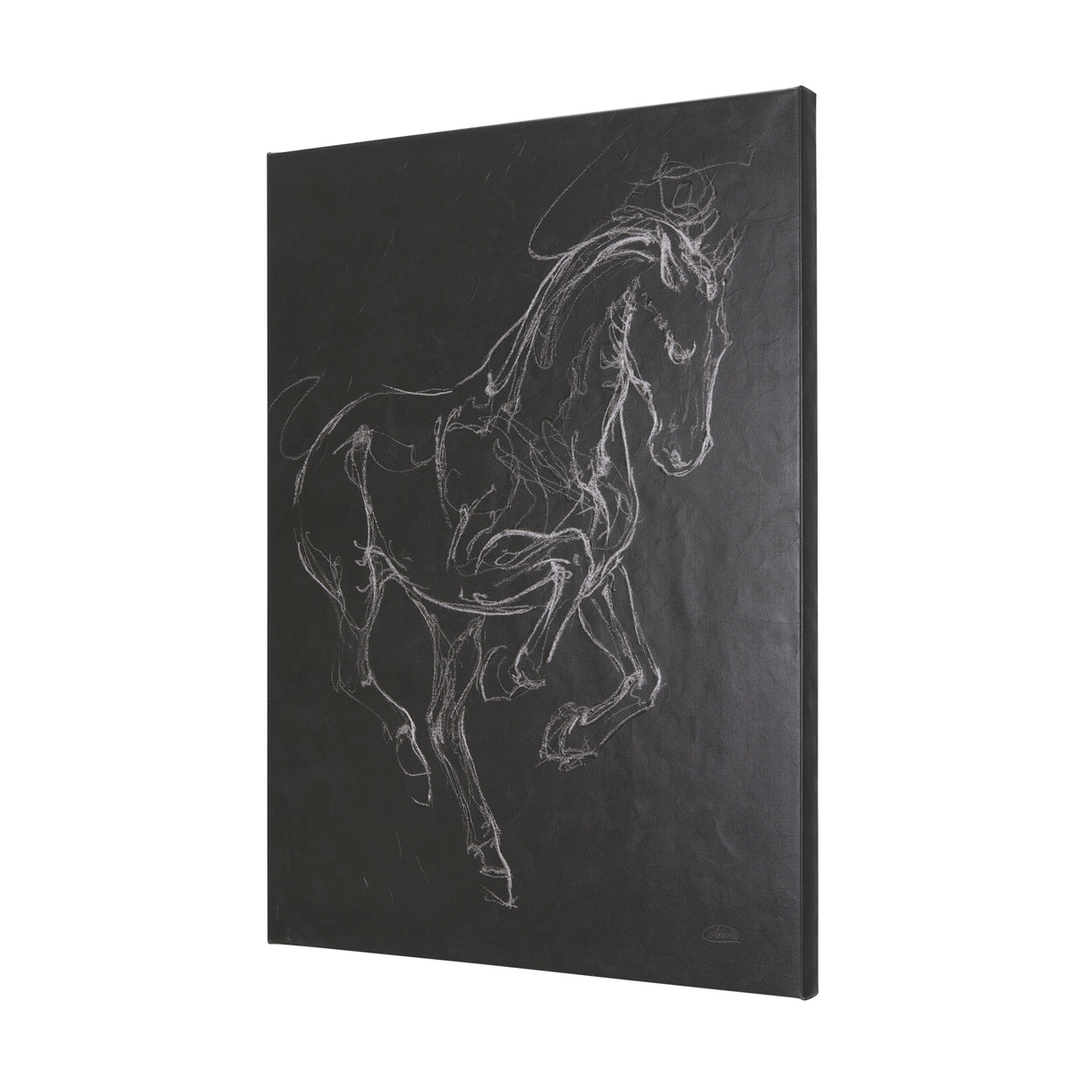Horse III by Mercana Studio a Hand Embellished Textured Canvas from Mercana - Luna Furniture