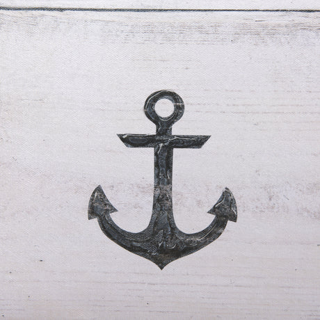 Anchors Away by Mercana Studio a Hand Embellished Textured Canvas from Mercana - Luna Furniture