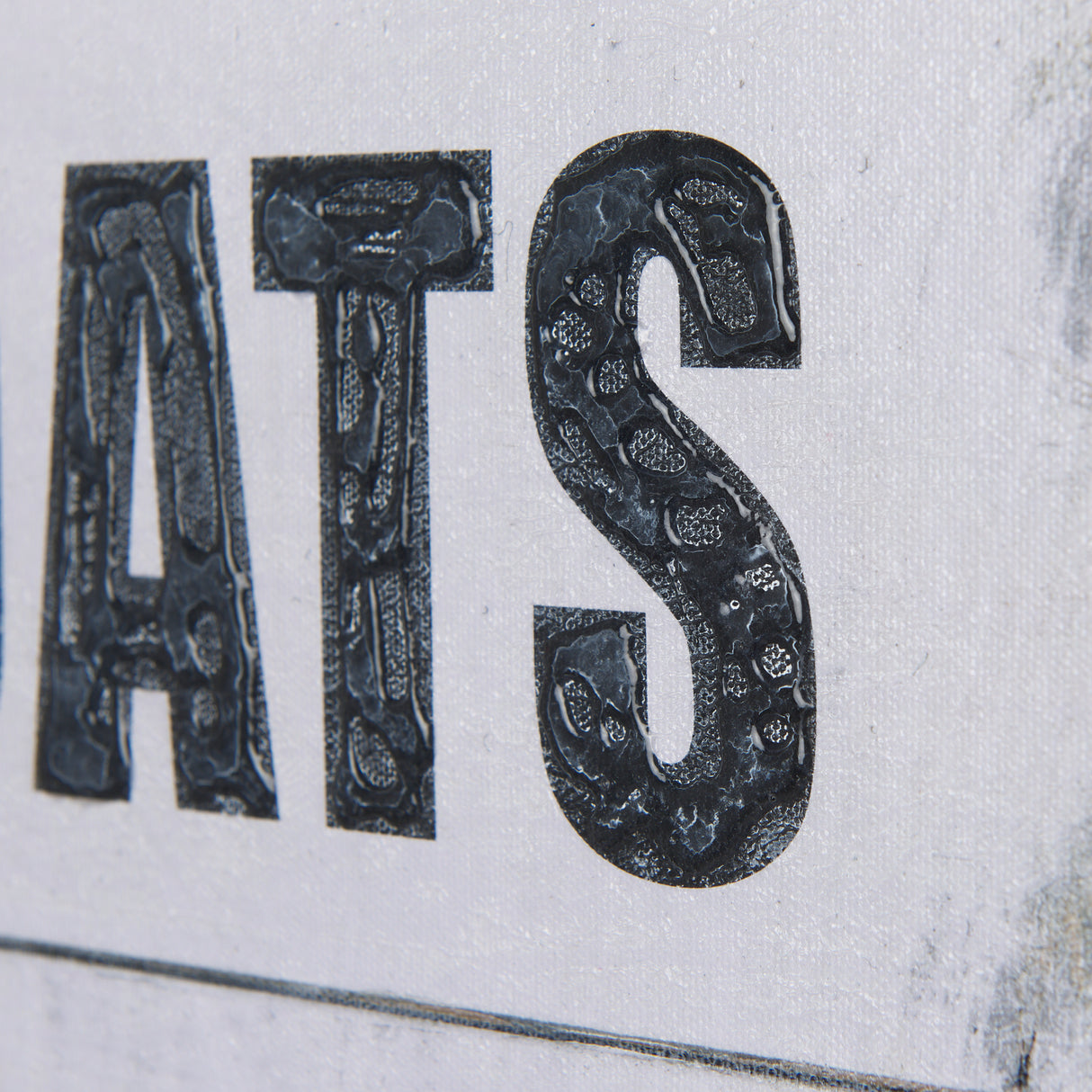 Float Your Boat by Mercana Studio a Hand Embellished Textured Canvas from Mercana - Luna Furniture