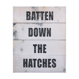 Batten Down The Hatches by Mercana Studio a Hand Embellished Textured Canvas from Mercana - Luna Furniture