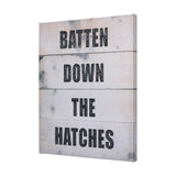 Batten Down The Hatches by Mercana Studio a Hand Embellished Textured Canvas from Mercana - Luna Furniture