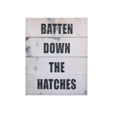 Batten Down The Hatches by Mercana Studio a Hand Embellished Textured Canvas from Mercana - Luna Furniture