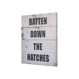 Batten Down The Hatches by Mercana Studio a Hand Embellished Textured Canvas from Mercana - Luna Furniture