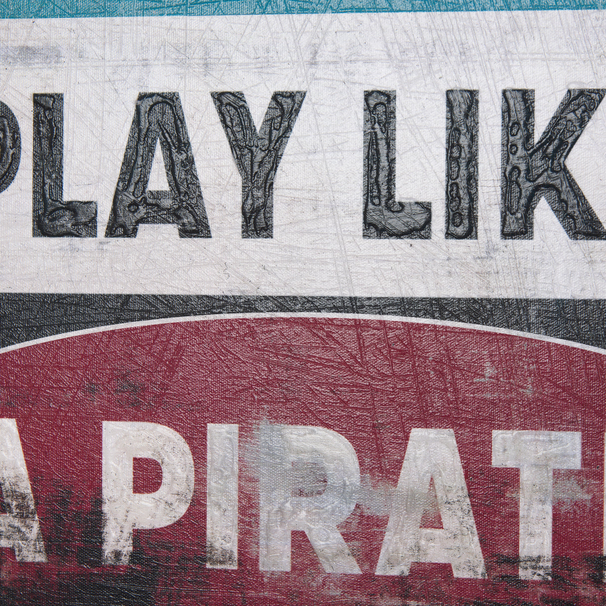 Work Like a Captain by Mercana Studio a Hand Embellished Textured Canvas from Mercana - Luna Furniture