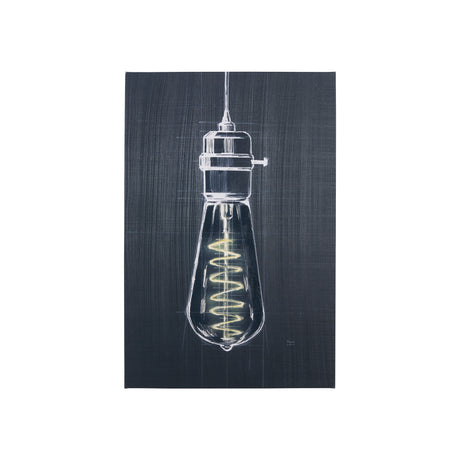 Bright Idea I by Mercana Studio a Hand Embellished Textured Canvas from Mercana - Luna Furniture