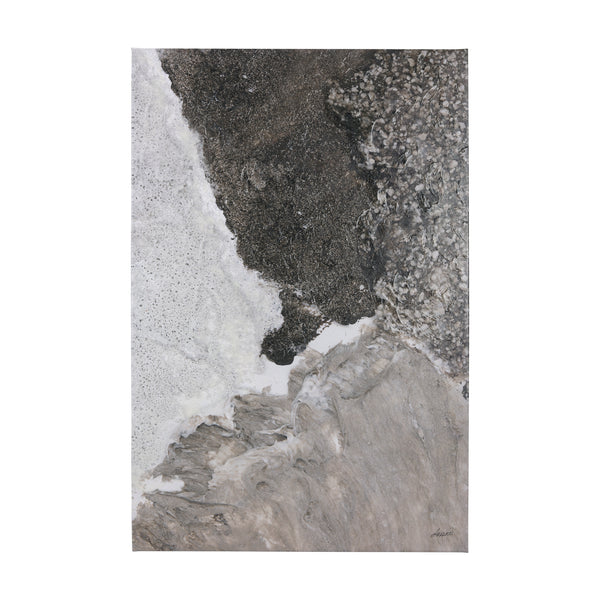 Mudslide I by Mercana Studio a Hand Embellished Textured Canvas