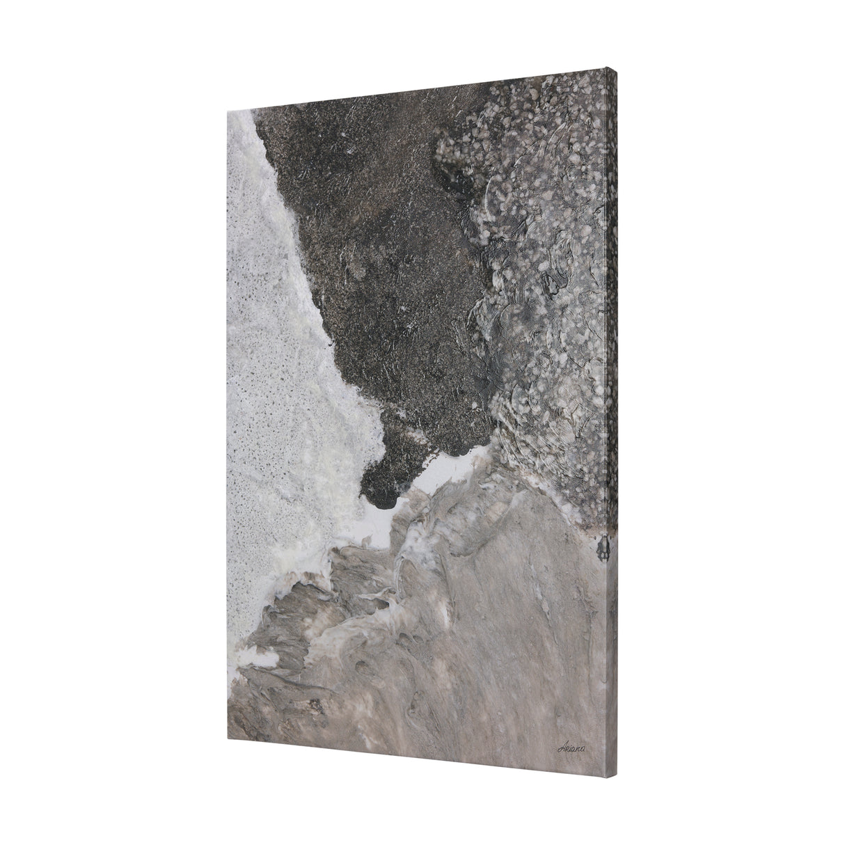 Mudslide I by Mercana Studio a Hand Embellished Textured Canvas from Mercana - Luna Furniture