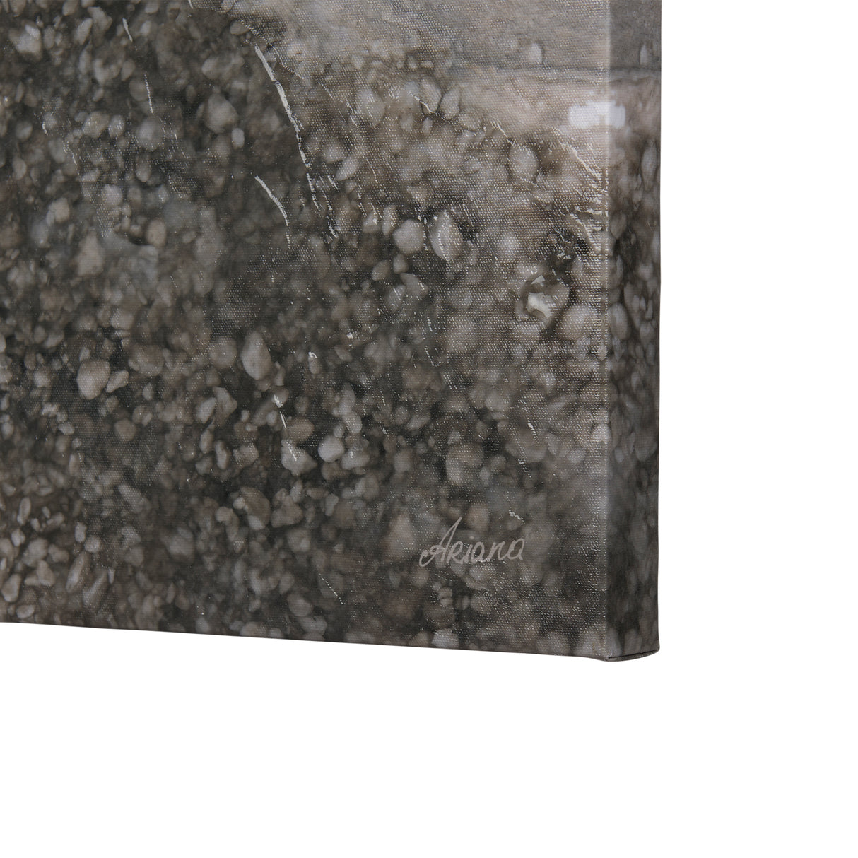 Mudslide II by Mercana Studio a Hand Embellished Textured Canvas from Mercana - Luna Furniture