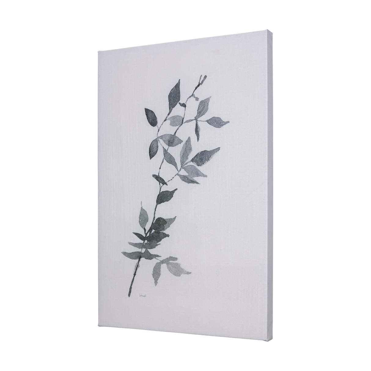 Leaf Shadow I by Mercana Studio a Hand Embellished Textured Canvas from Mercana - Luna Furniture