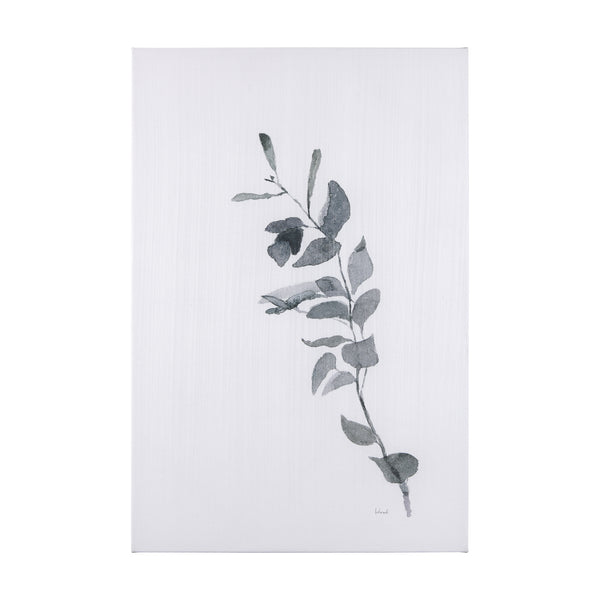 Leaf Shadow III by Mercana Studio a Hand Embellished Textured Canvas