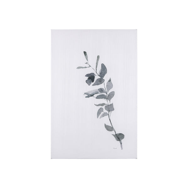 Leaf Shadow III by Mercana Studio a Hand Embellished Textured Canvas