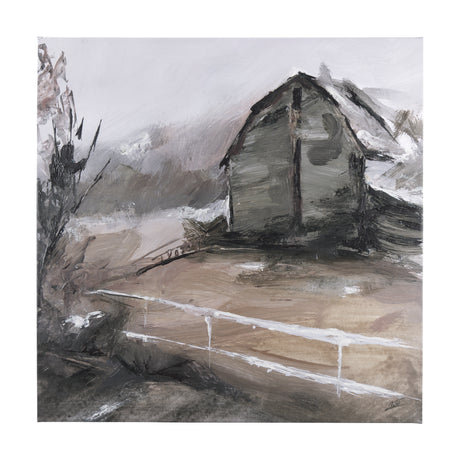 Late Autumn in Countryside I by Mercana Studio a Hand Embellished Textured Canvas from Mercana - Luna Furniture
