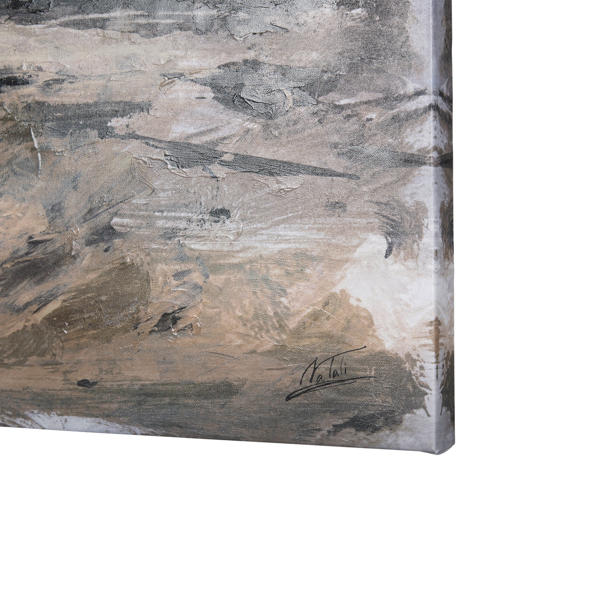 Late Autumn in Countryside III by Mercana Studio a Hand Embellished Textured Canvas from Mercana - Luna Furniture