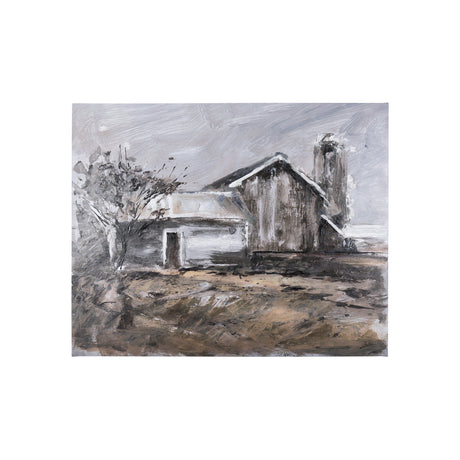 Late Autumn in Countryside III by Mercana Studio a Hand Embellished Textured Canvas from Mercana - Luna Furniture