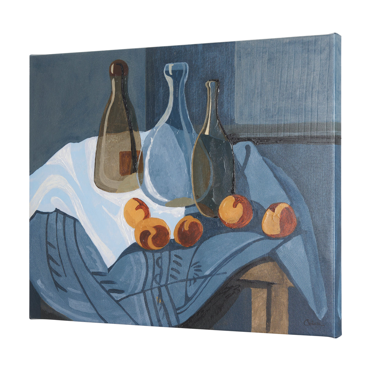 Still life I by Mercana Studio a Hand Embellished Textured Canvas from Mercana - Luna Furniture