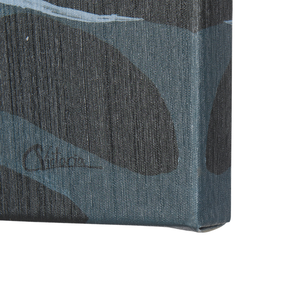 Sea bay at nitght I by Mercana Studio a Hand Embellished Textured Canvas from Mercana - Luna Furniture