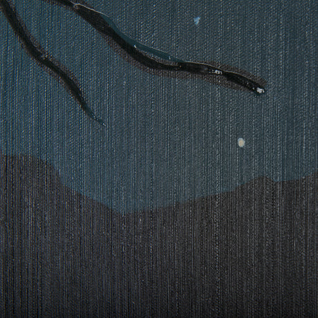 Sea bay at nitght I by Mercana Studio a Hand Embellished Textured Canvas from Mercana - Luna Furniture