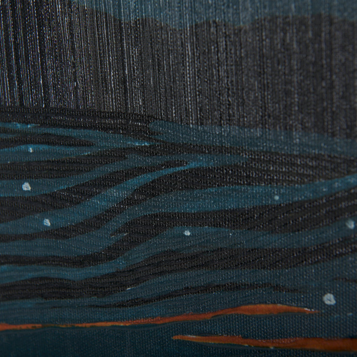 Sea bay at nitght II by Mercana Studio a Hand Embellished Textured Canvas from Mercana - Luna Furniture