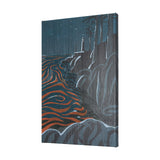 Sea bay at nitght III by Mercana Studio a Hand Embellished Textured Canvas from Mercana - Luna Furniture