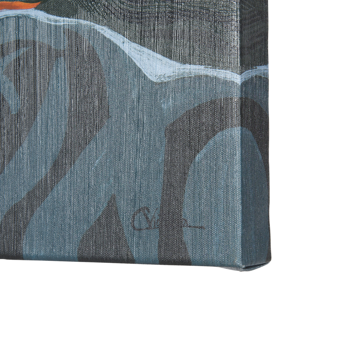 Sea bay at nitght III by Mercana Studio a Hand Embellished Textured Canvas from Mercana - Luna Furniture