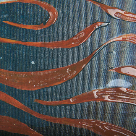 Sea bay at nitght III by Mercana Studio a Hand Embellished Textured Canvas from Mercana - Luna Furniture