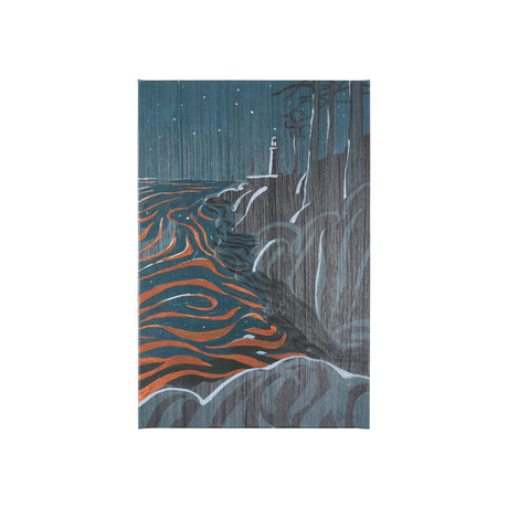 Sea bay at nitght III by Mercana Studio a Hand Embellished Textured Canvas from Mercana - Luna Furniture
