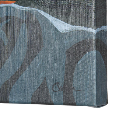 Sea bay at nitght III by Mercana Studio a Hand Embellished Textured Canvas from Mercana - Luna Furniture