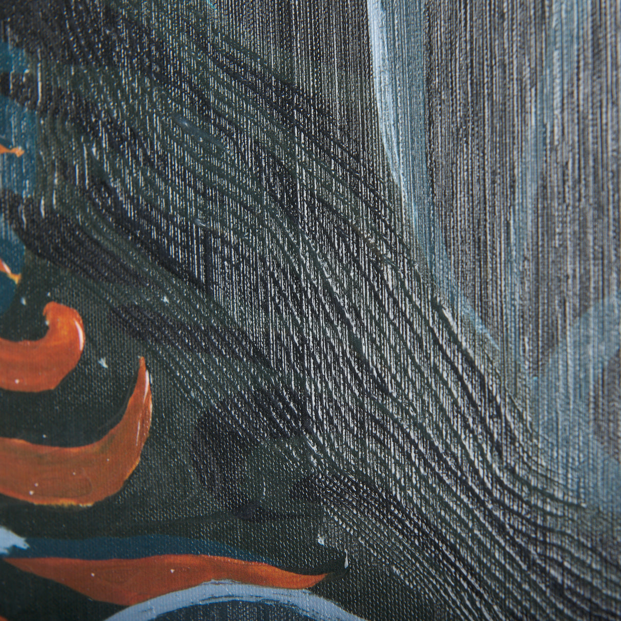 Sea bay at nitght III by Mercana Studio a Hand Embellished Textured Canvas from Mercana - Luna Furniture