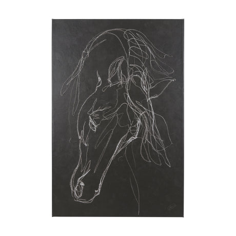 Andalusian Dark I by Mercana Studio a Hand Embellished Textured Canvas from Mercana - Luna Furniture