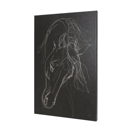 Andalusian Dark I by Mercana Studio a Hand Embellished Textured Canvas from Mercana - Luna Furniture